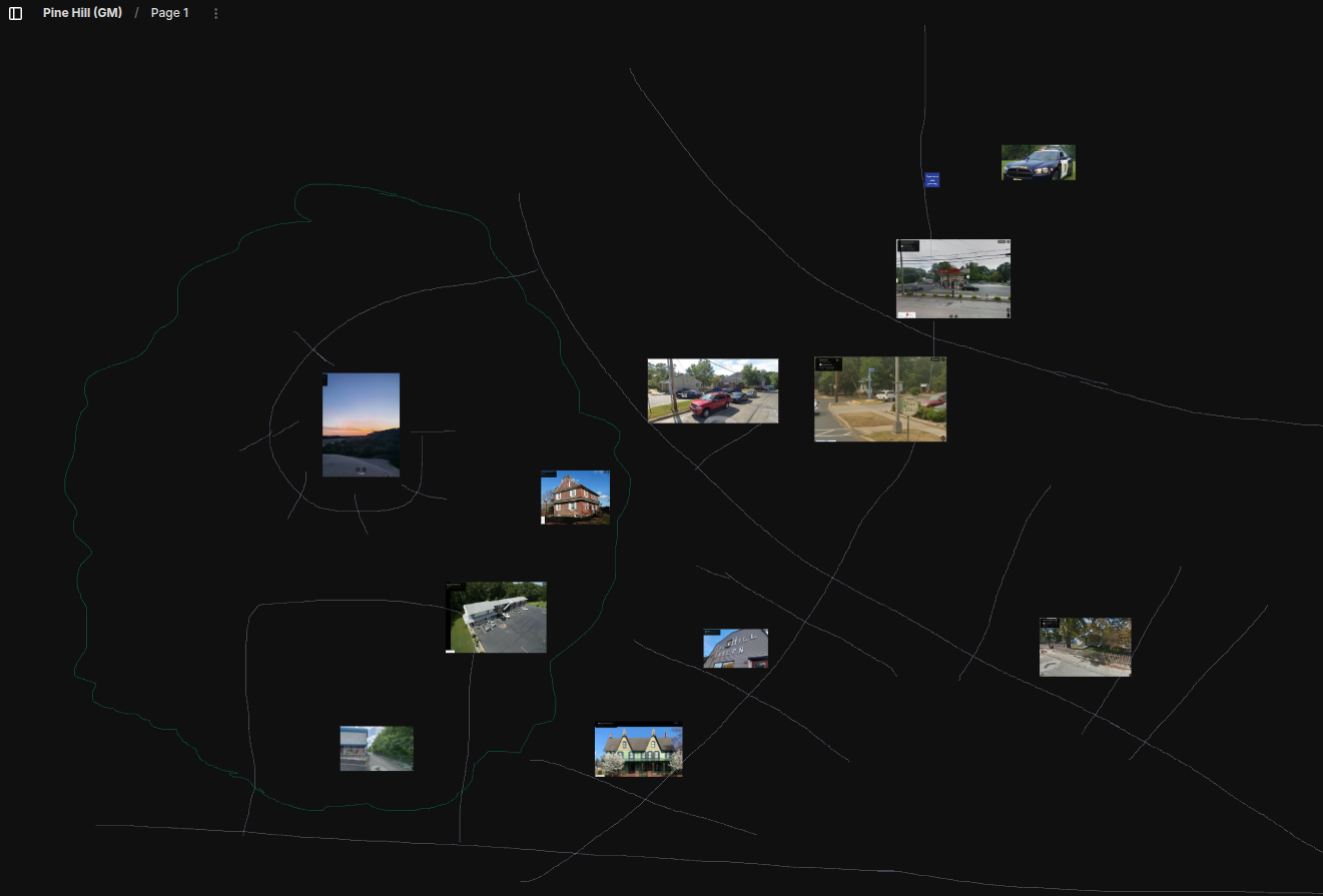 Pine Hill Map